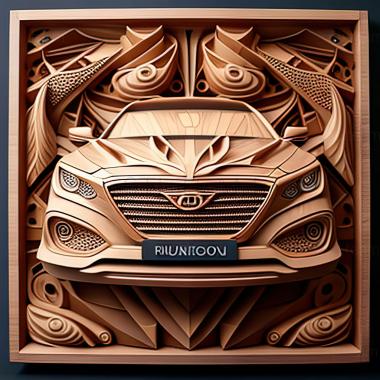 3D модель Hyundai Grandeur (STL)